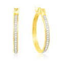 Hot Sales 925 Silver Hoop Earrings CZ Jewelry Gold Plate